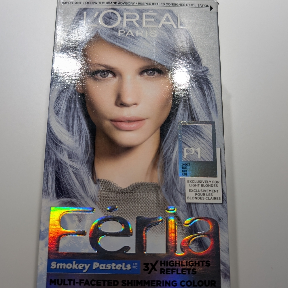 🔵 L'Oreal Paris Feria Smokey Blue P1